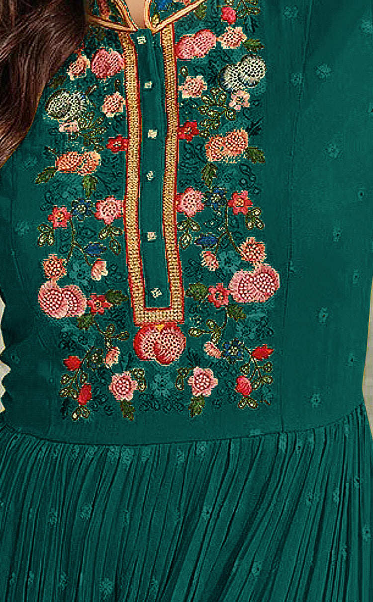 semi stitch / bottel green