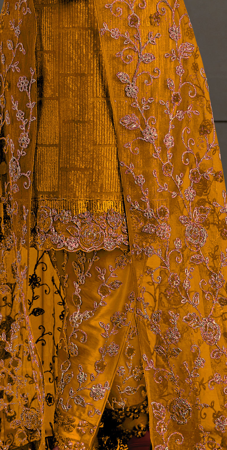 semi stitch / mustard