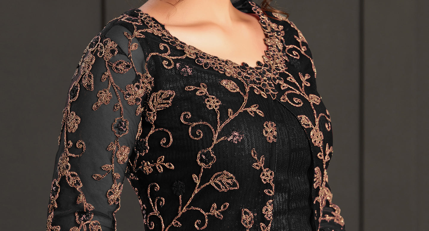 semi stitch / black