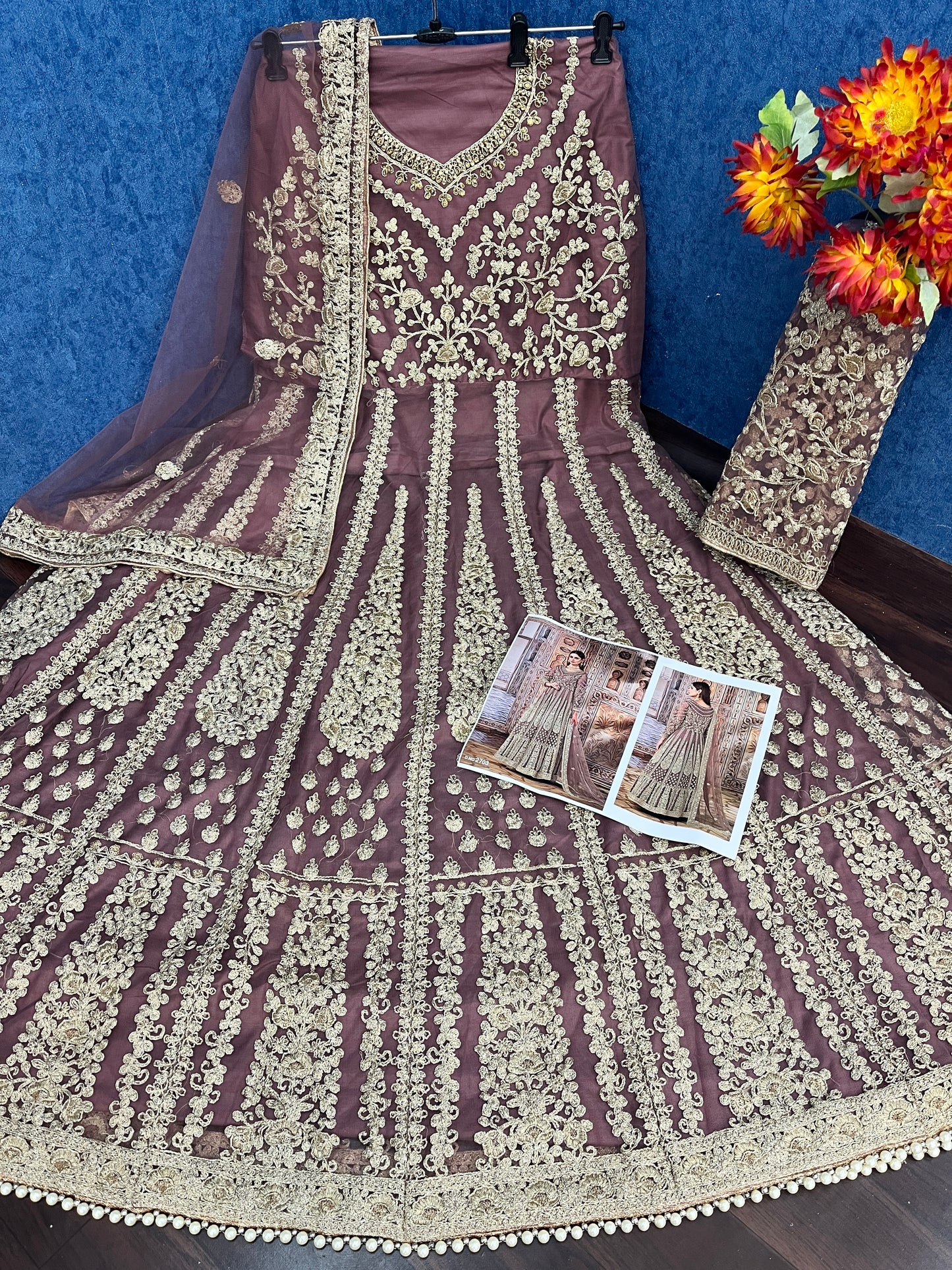 semi stitch / brown