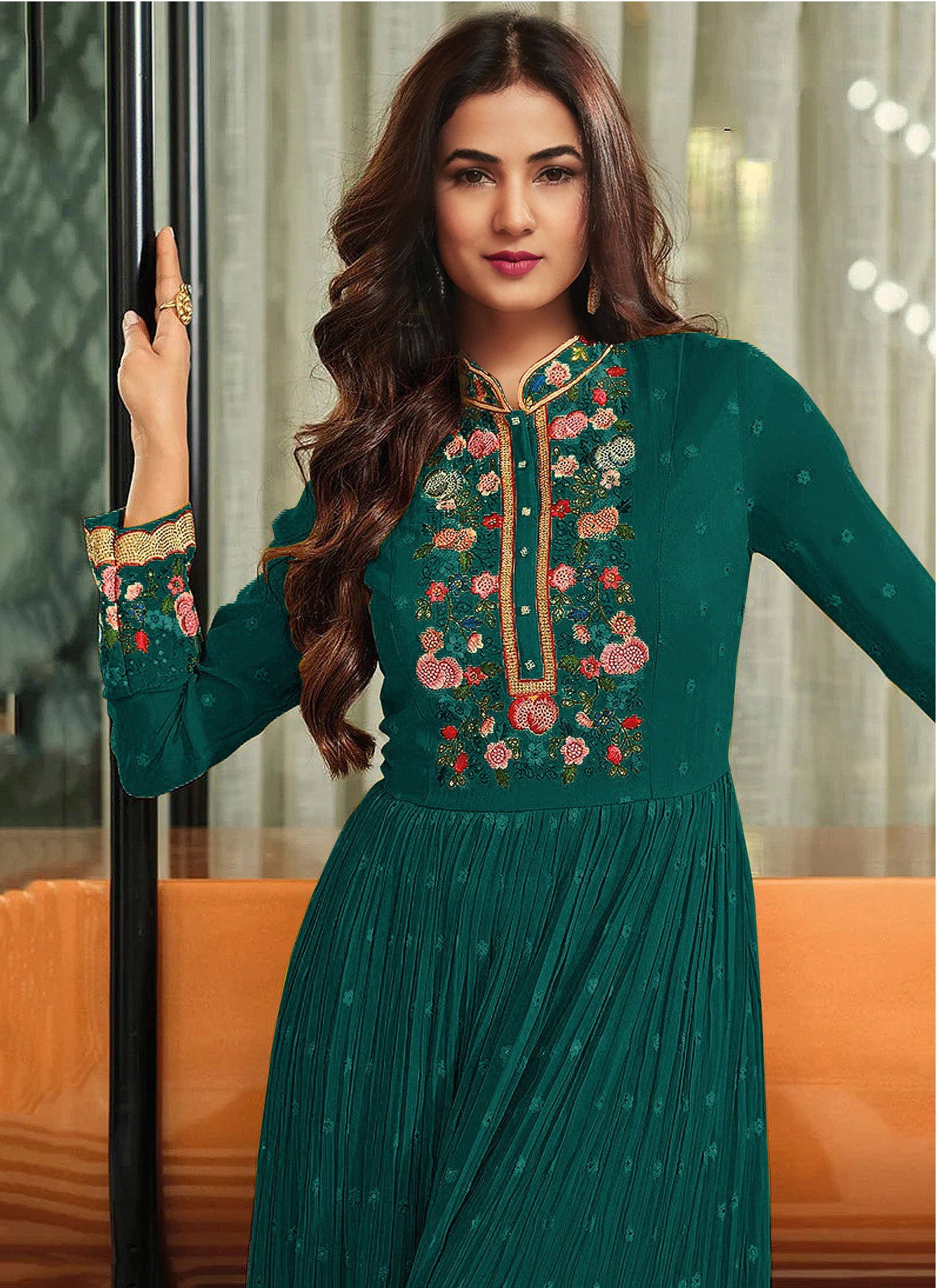 semi stitch / bottel green