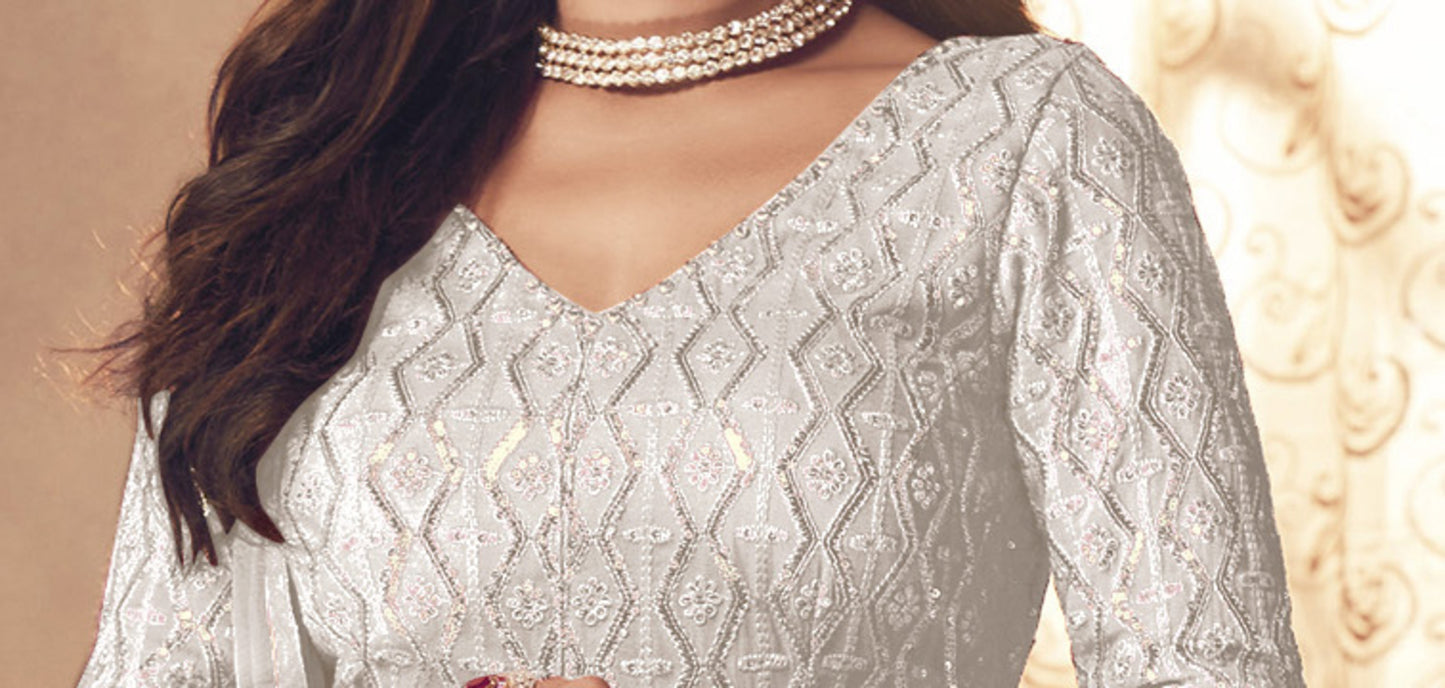 semi stitch / white