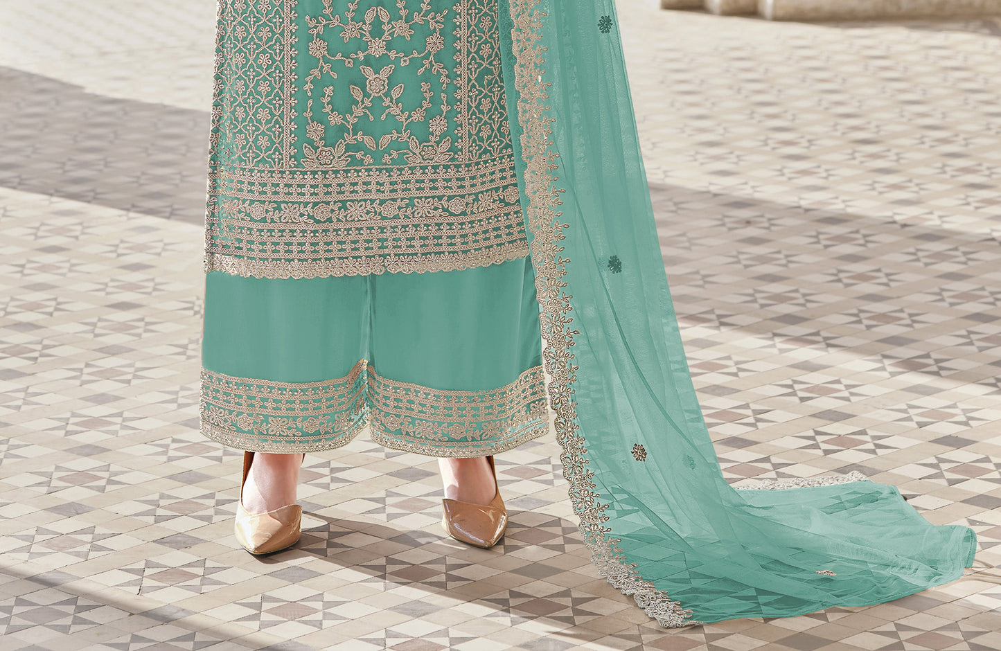 semi stitch / mint