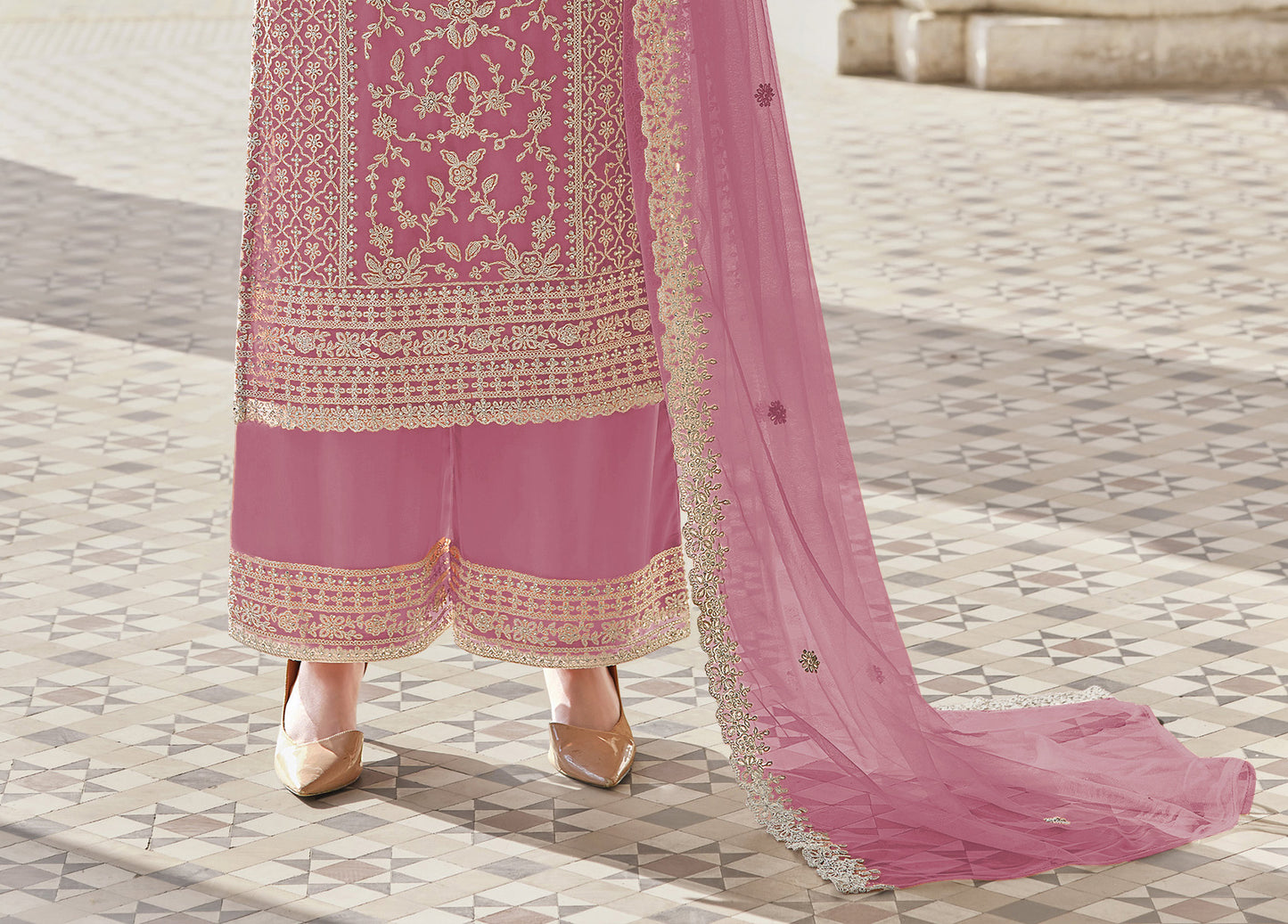 semi stitch / pink