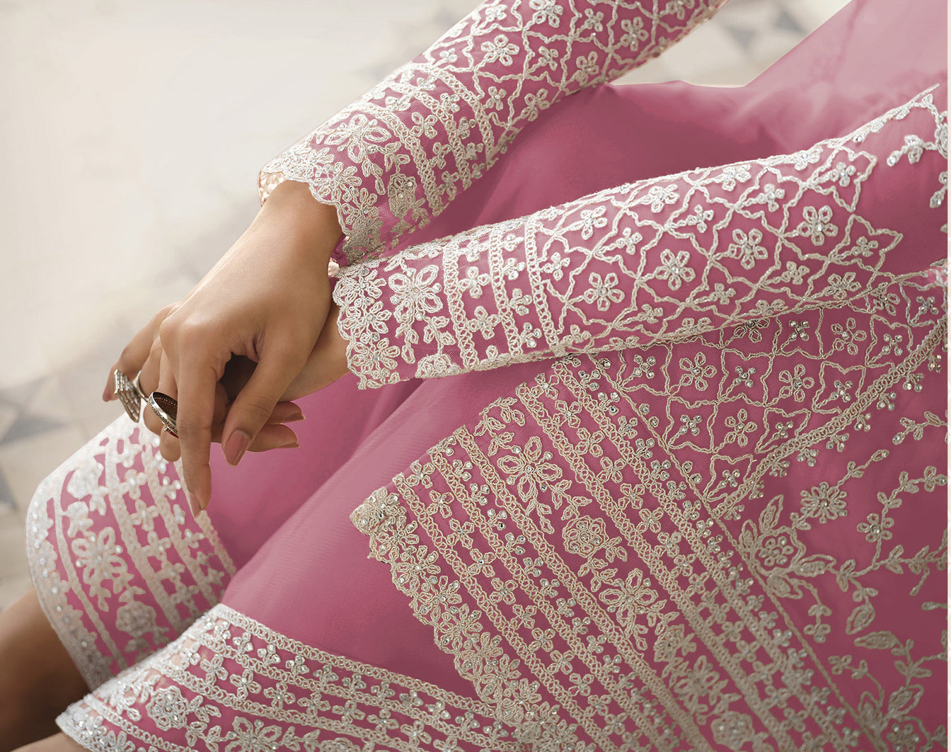 semi stitch / pink