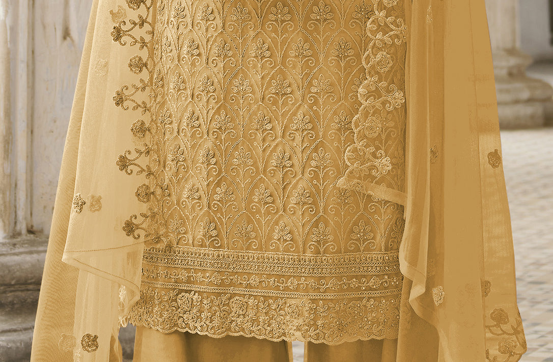 semi stitch / yellow