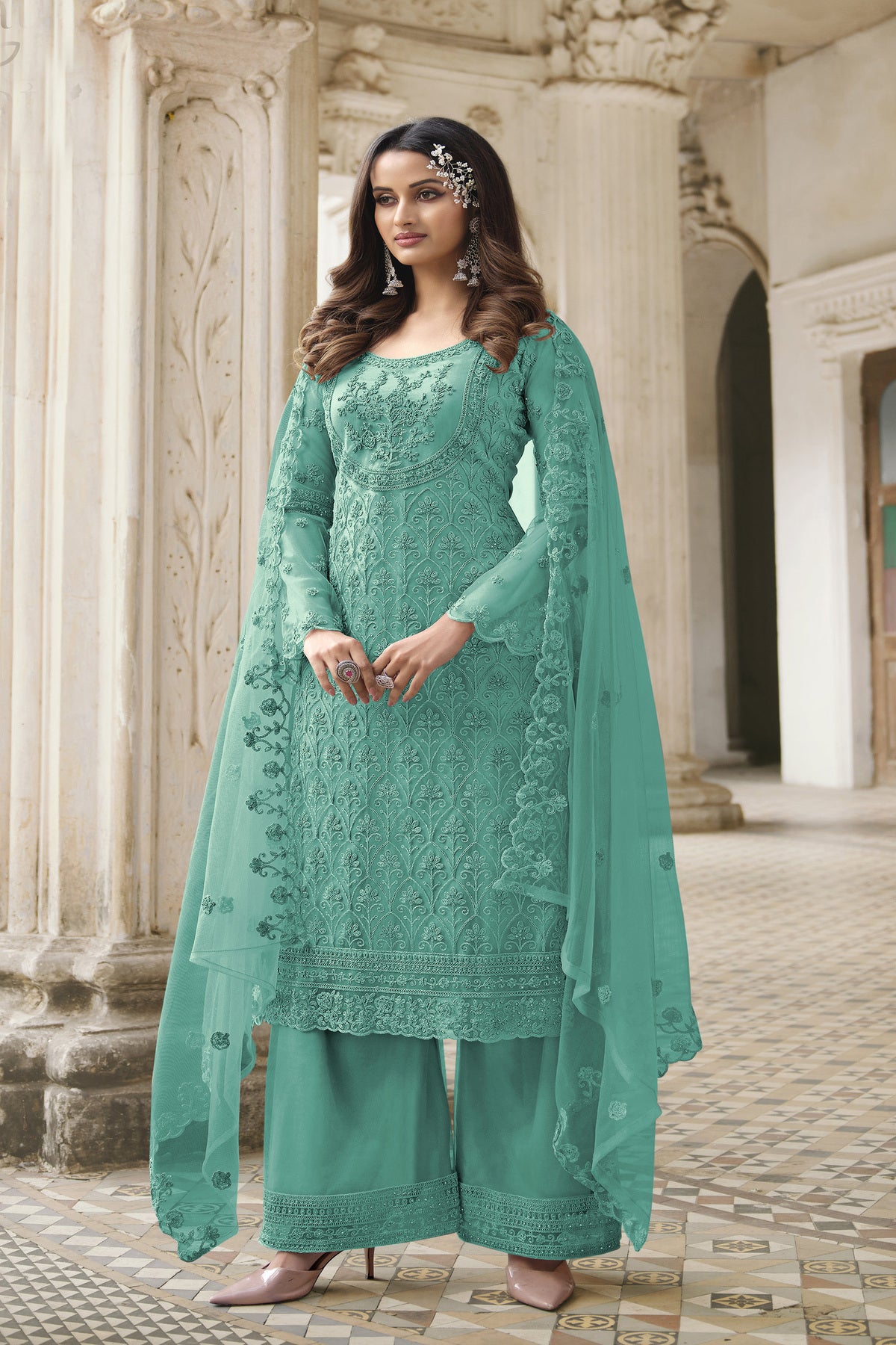 semi stitch / mint