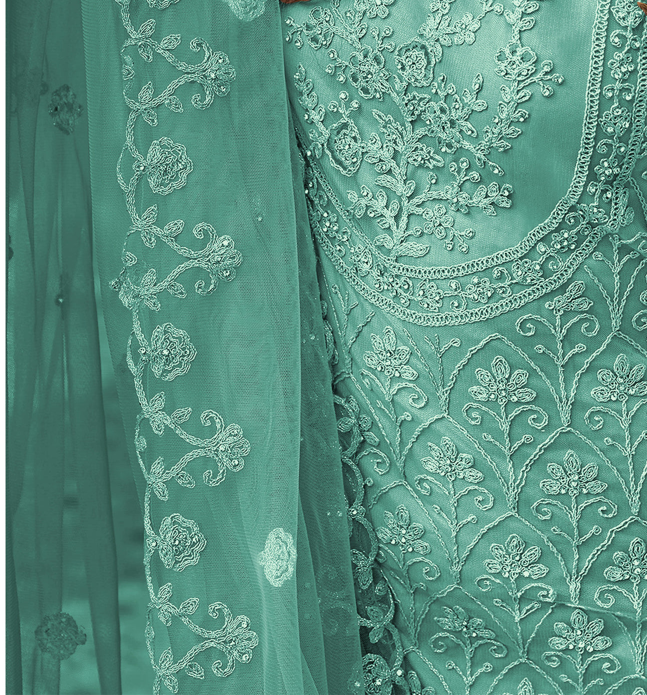 semi stitch / mint
