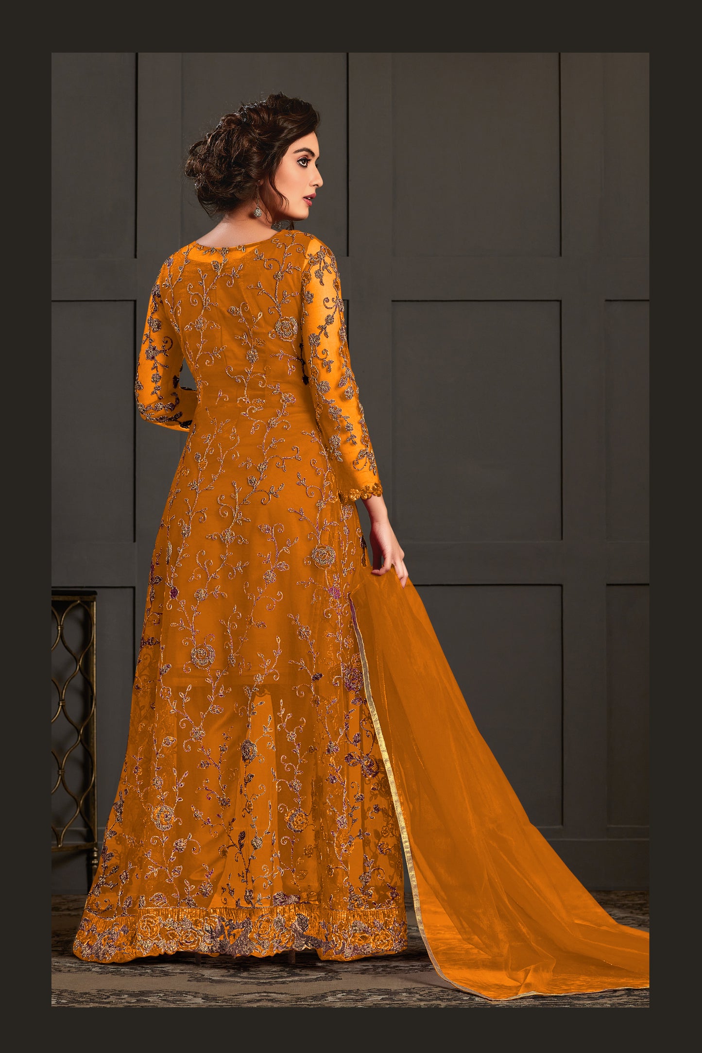 semi stitch / mustard