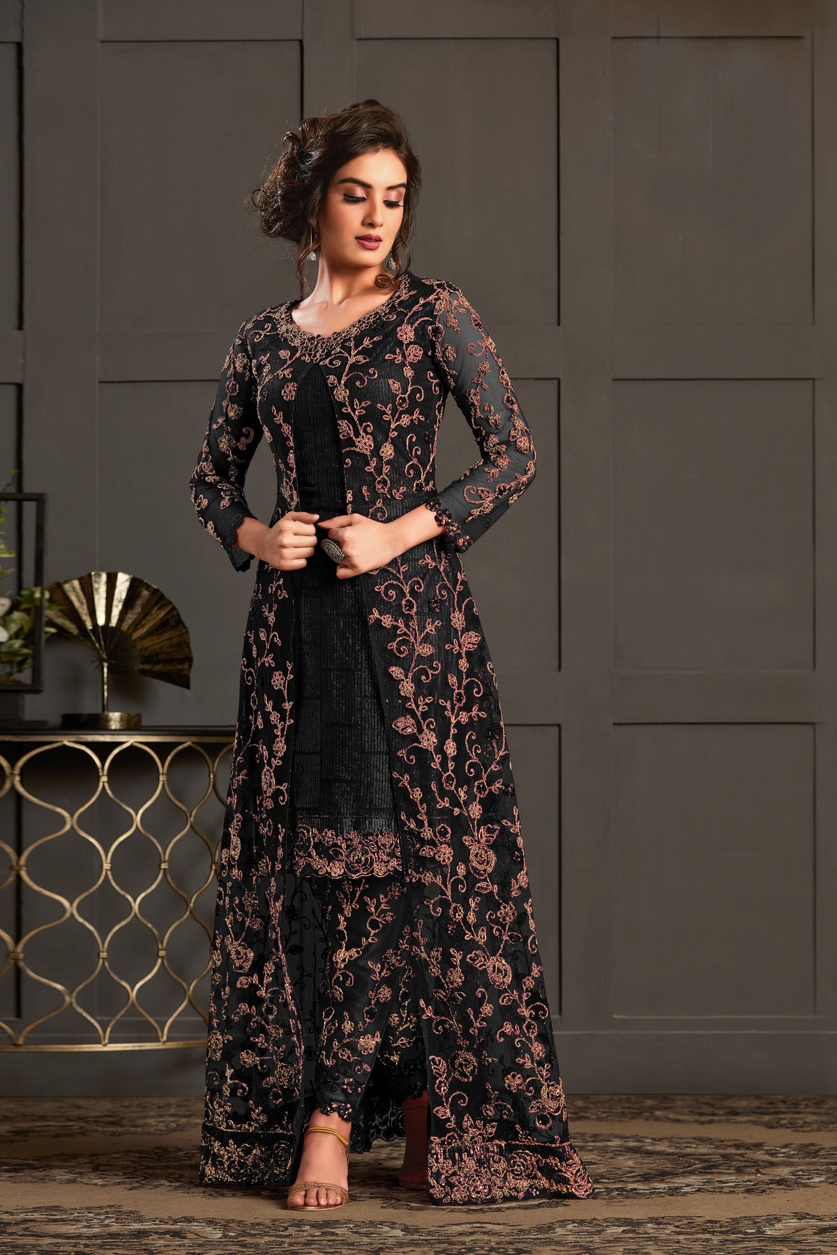 semi stitch / black