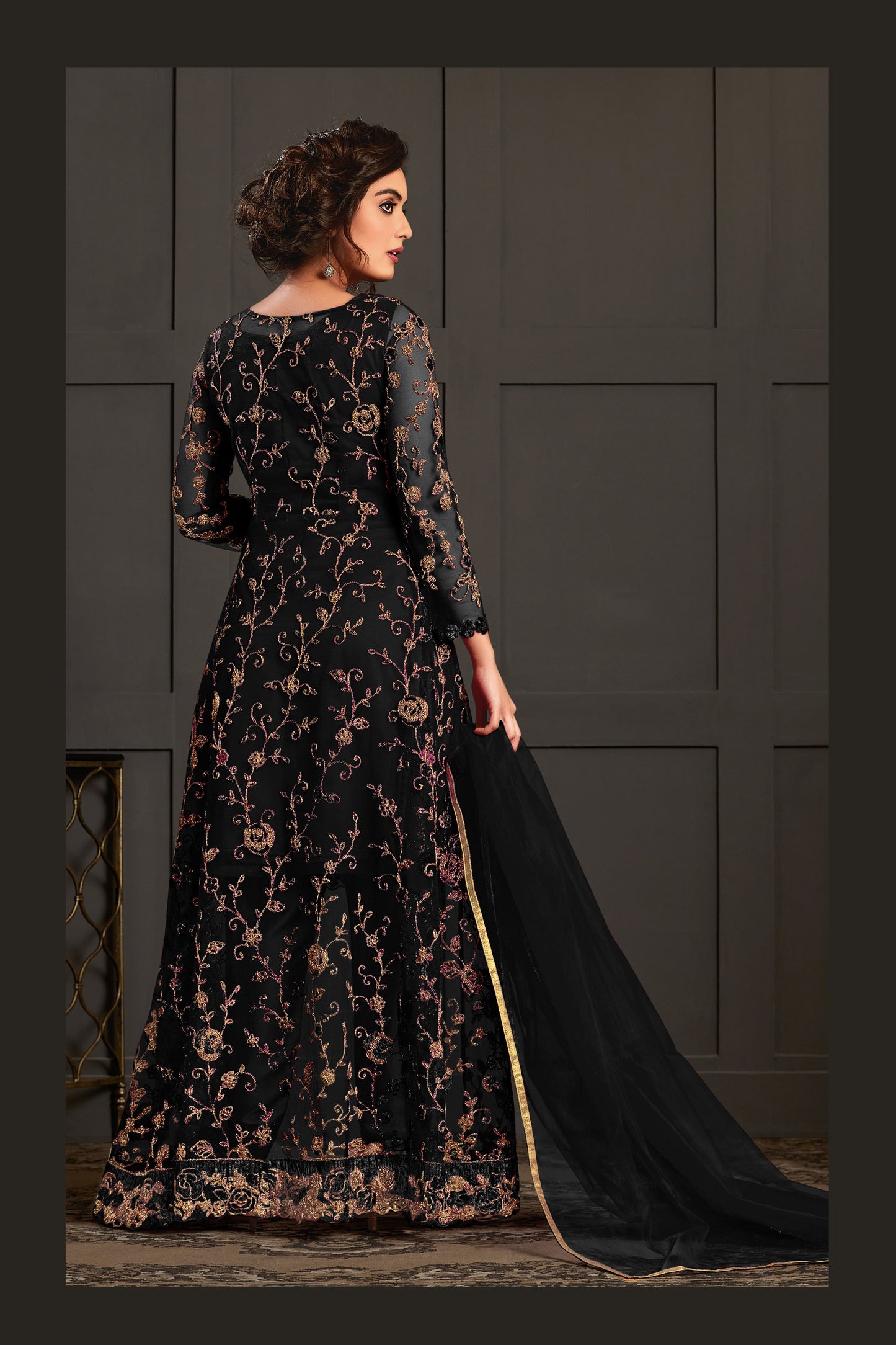 semi stitch / black