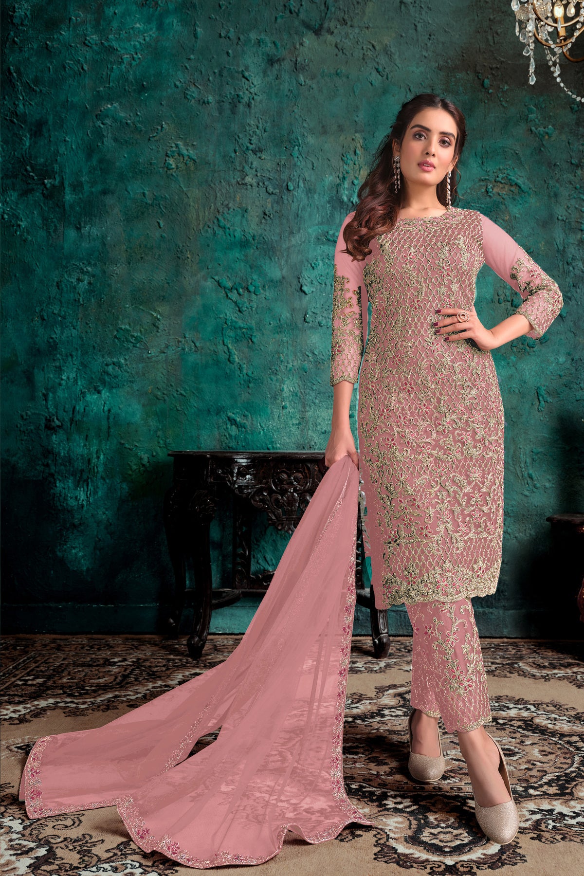 semi stitch / pink