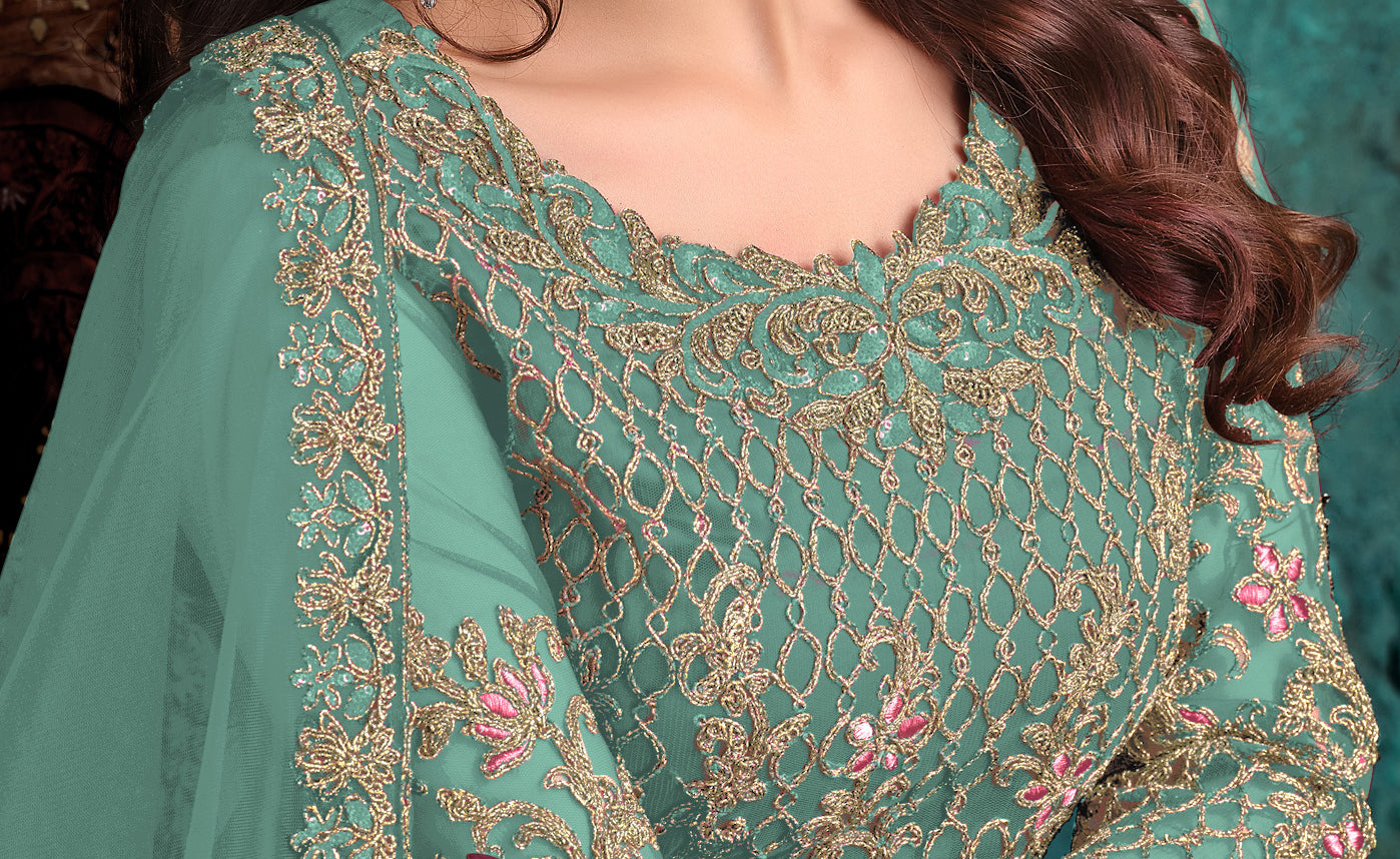 semi stitch / mint