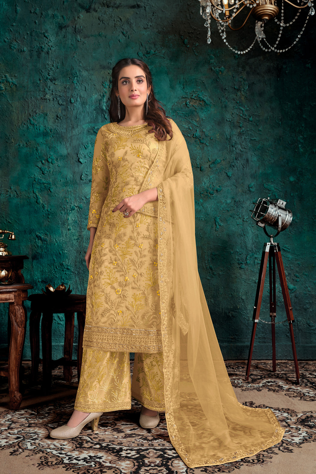 semi stitch / yellow