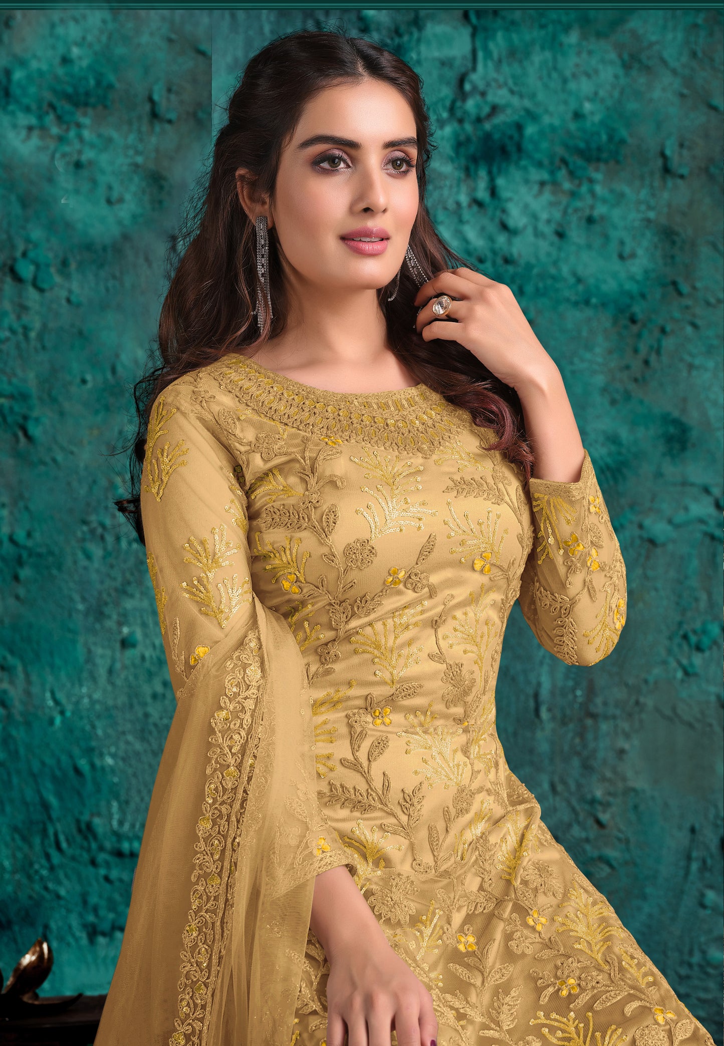 semi stitch / yellow