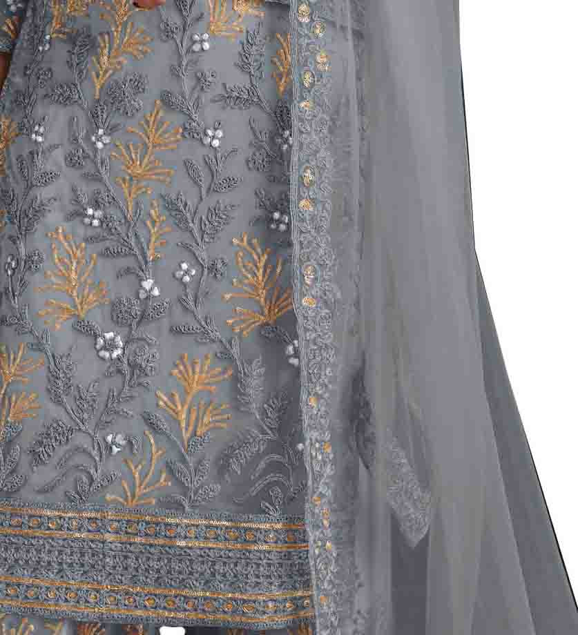 semi stitch / steel grey