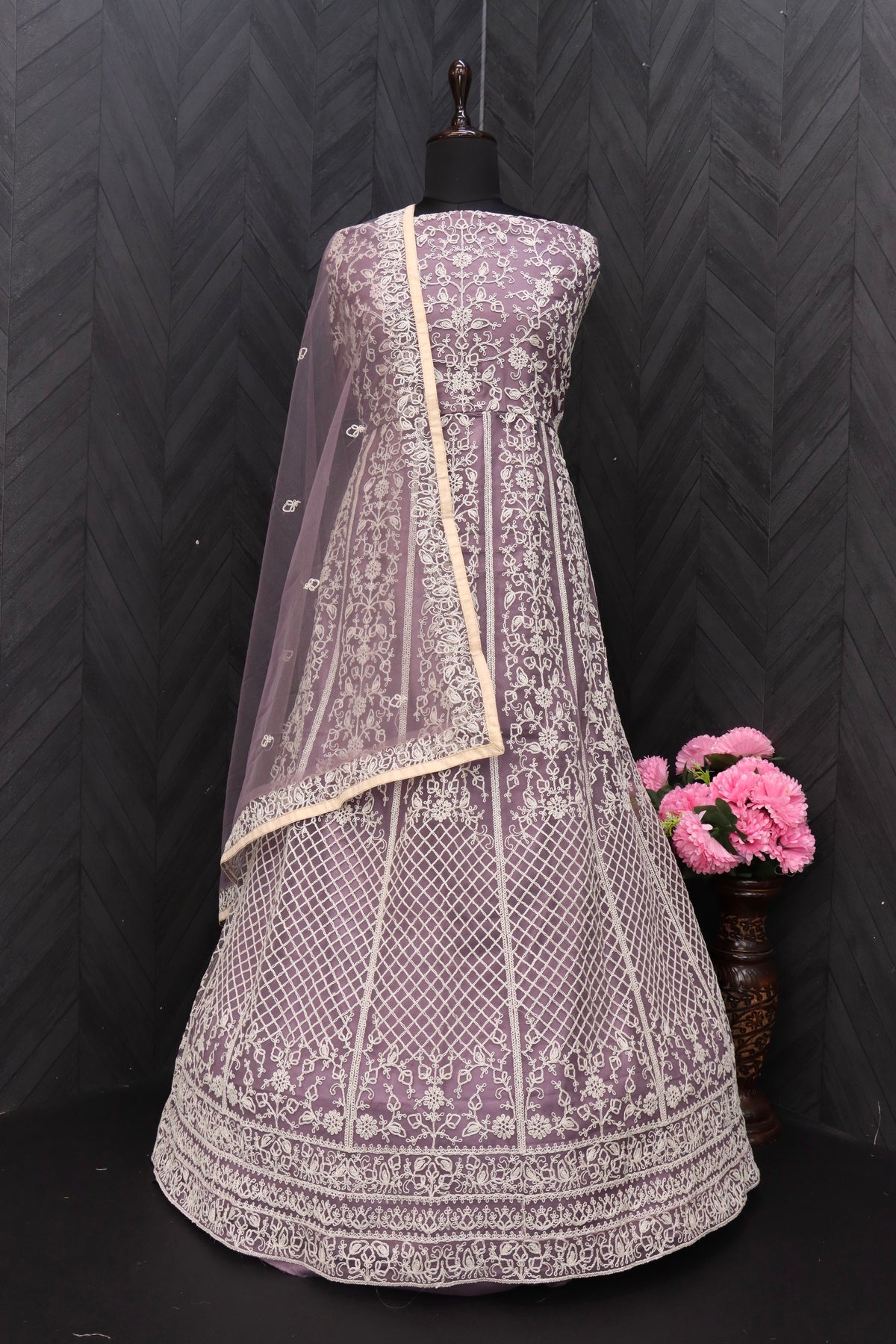semi-stitched / purple