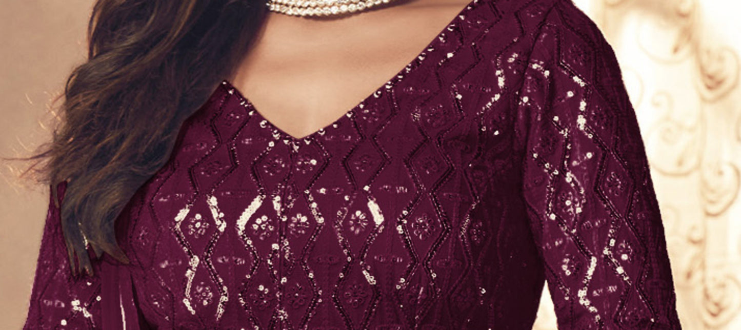 semi stitch / purple