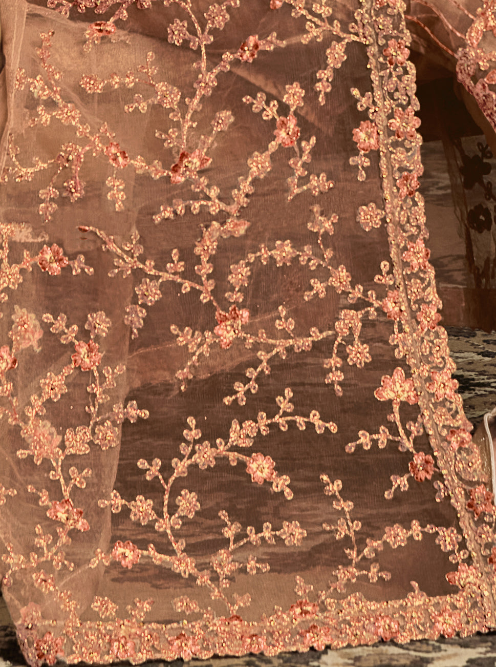semi stitch / orange