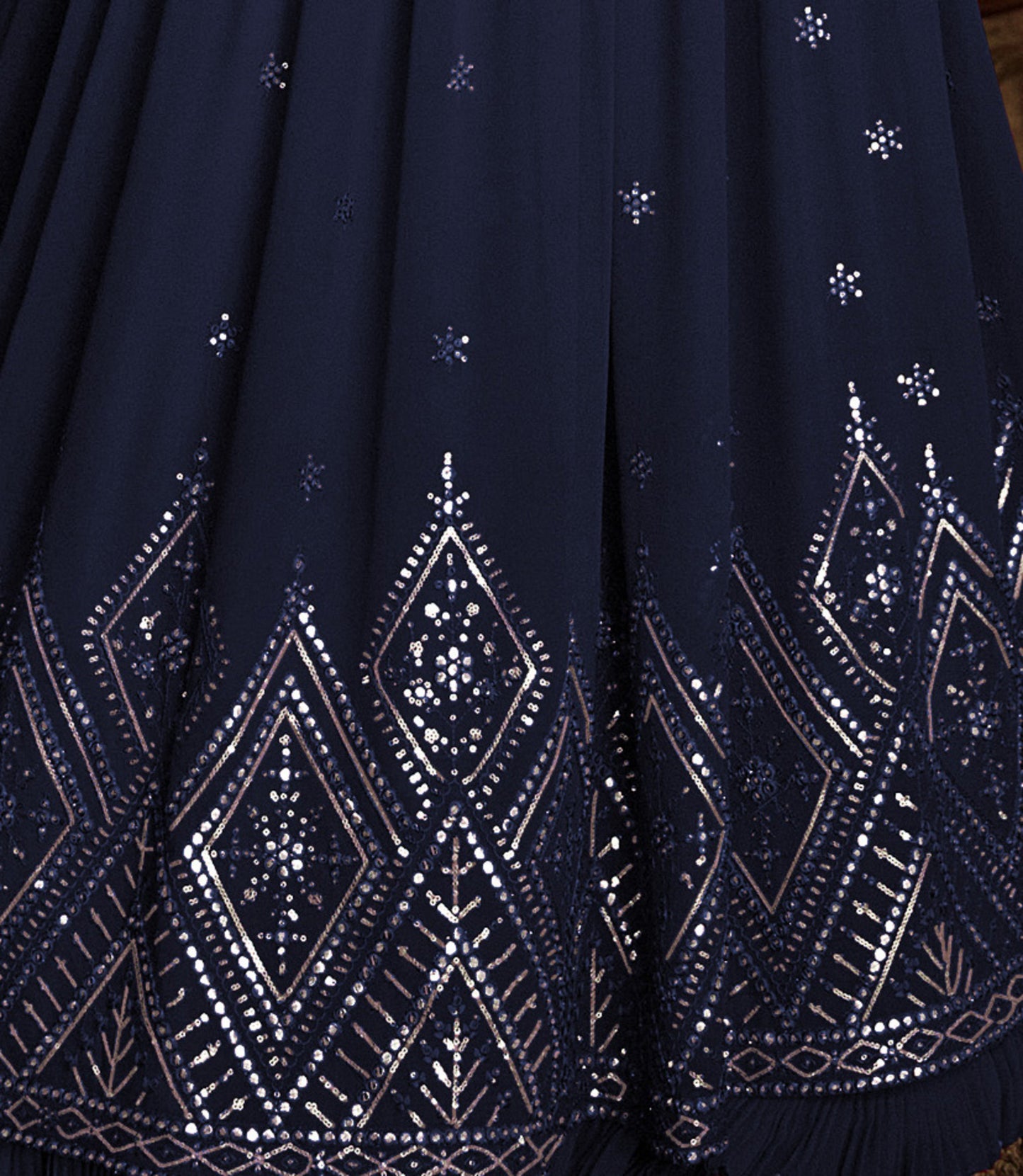 semi stitch / navy blue
