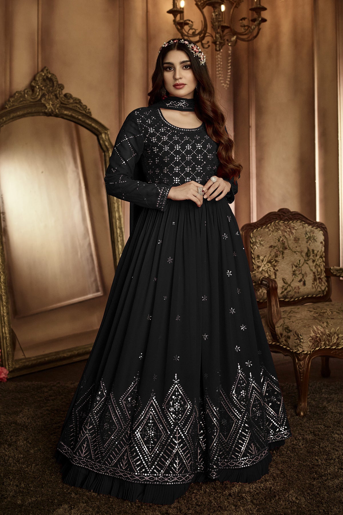 semi stitch / black