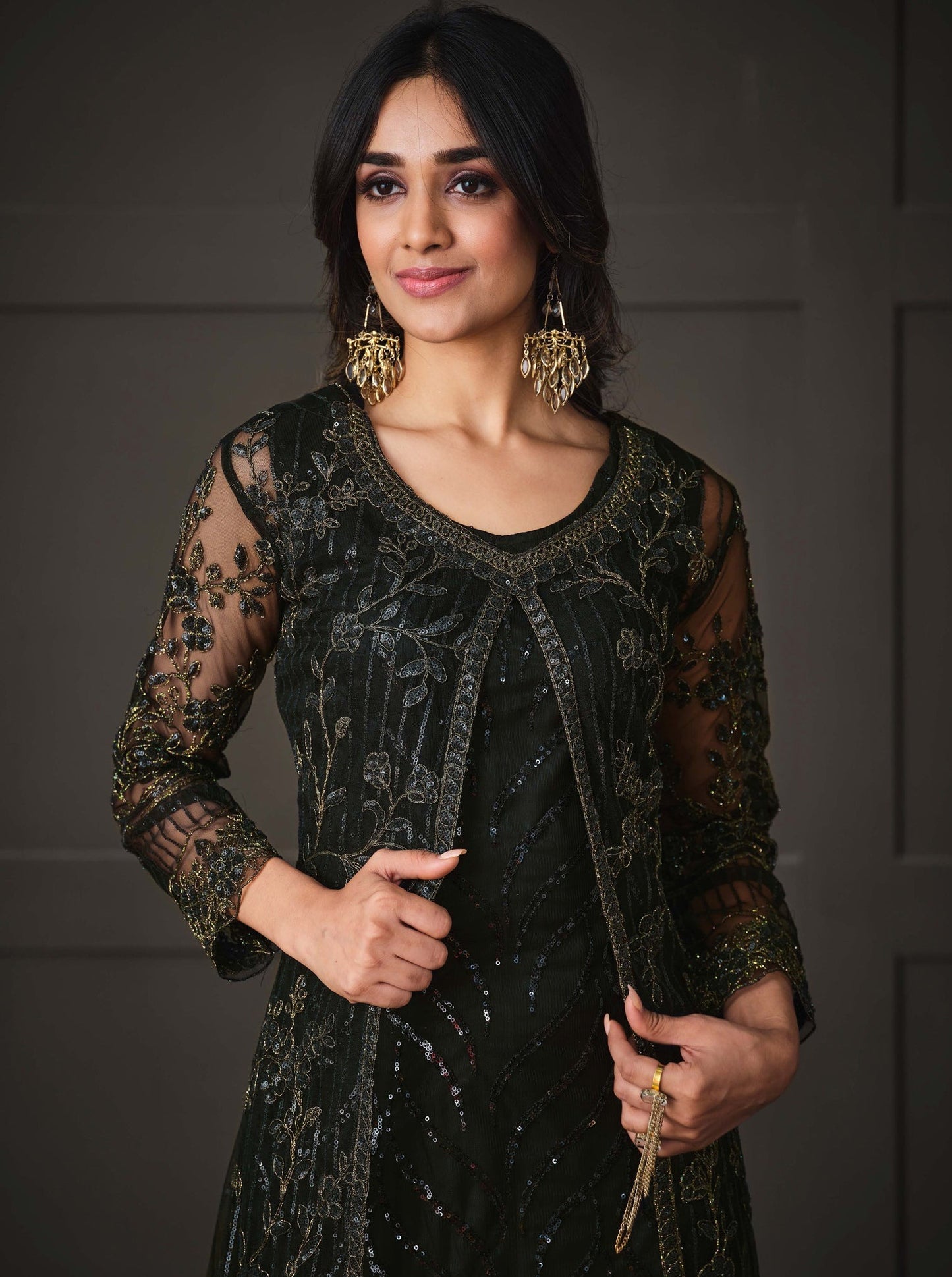 semi stitch / black