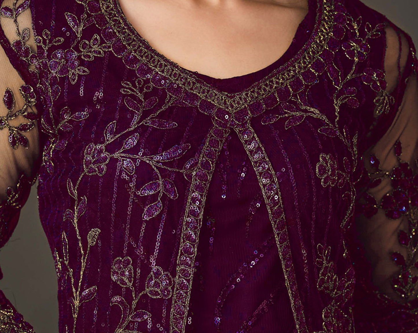semi stitch / wine