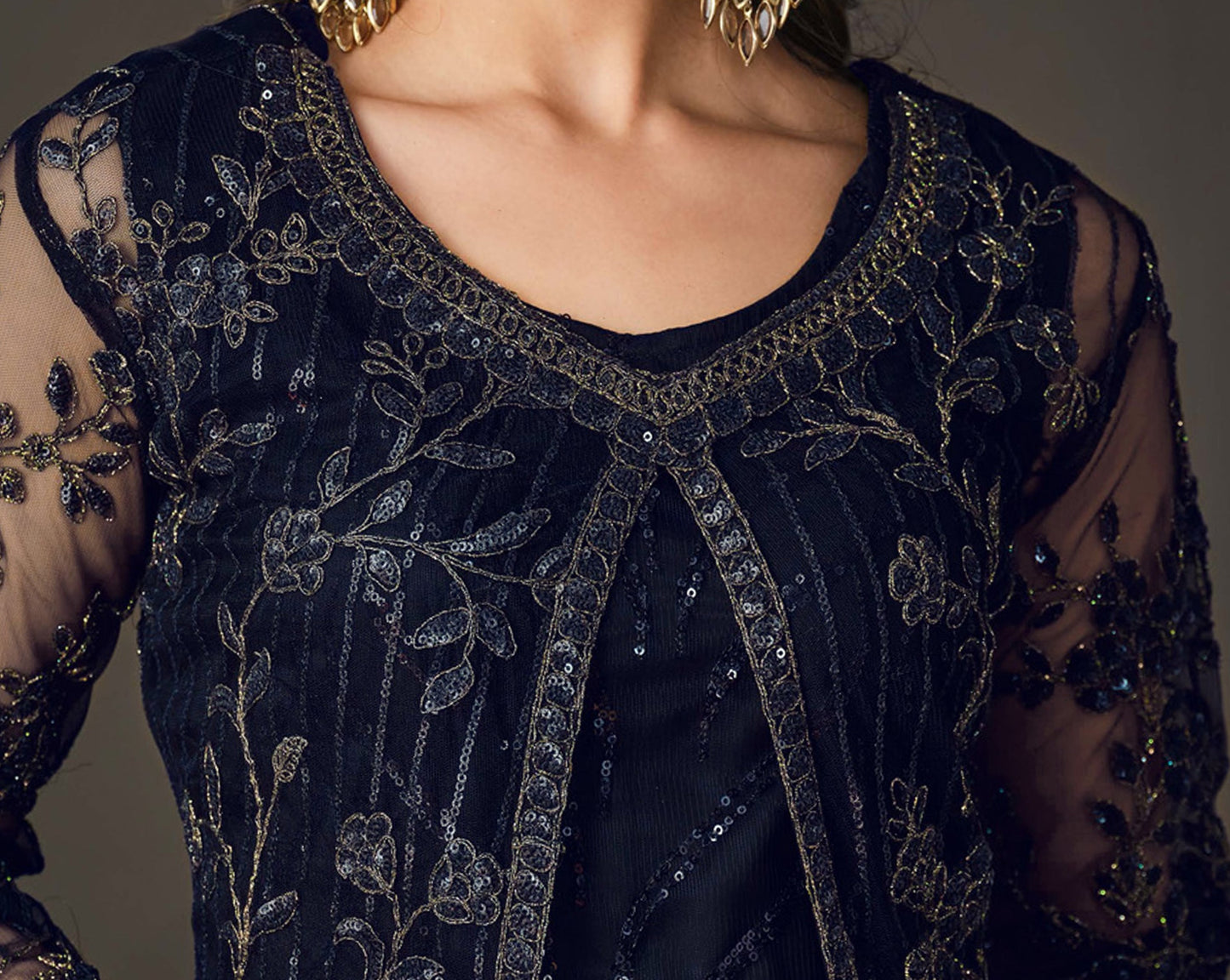 semi stitch / navy blue