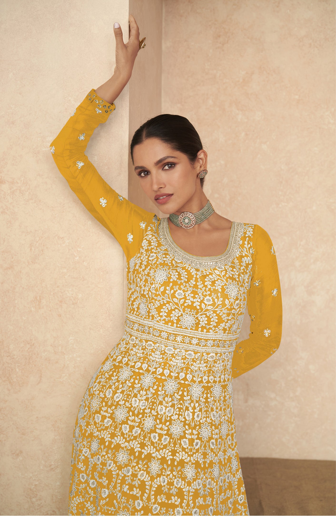 semi stitch / yellow
