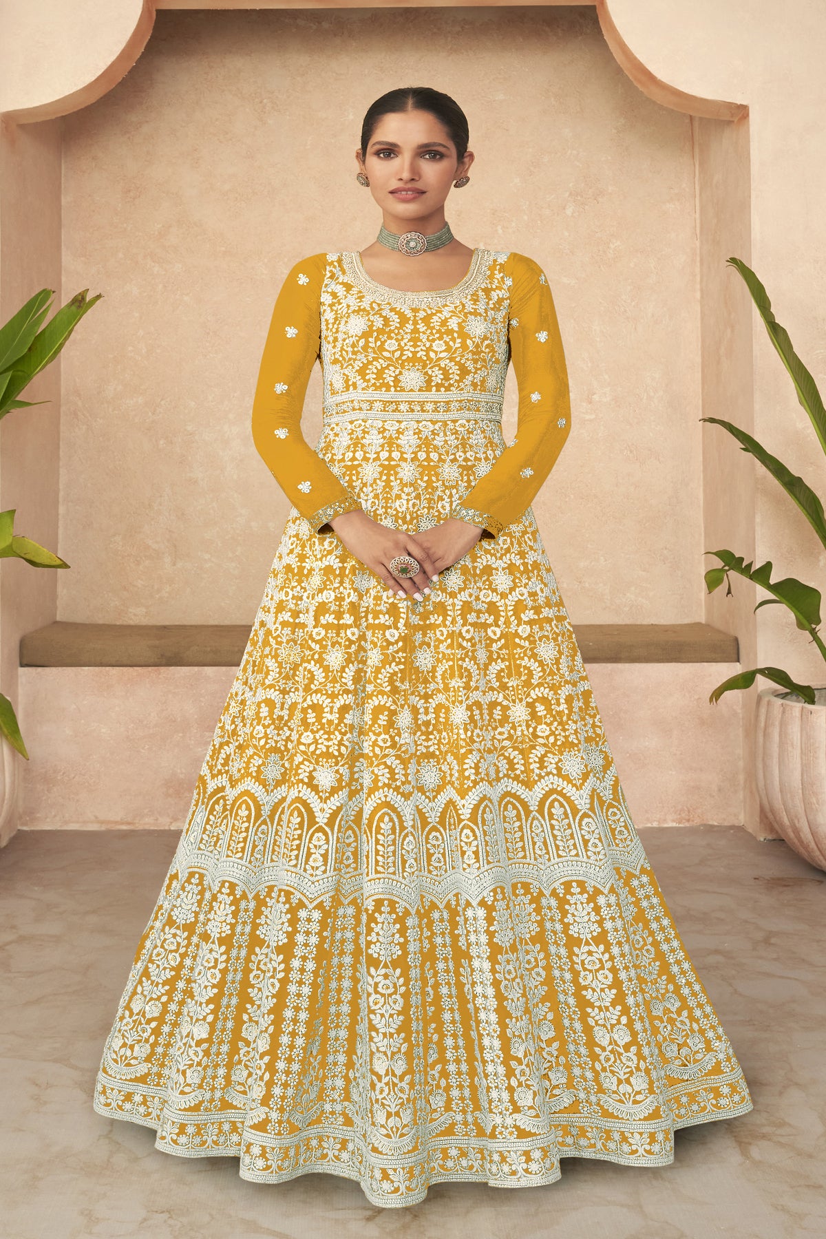 semi stitch / yellow