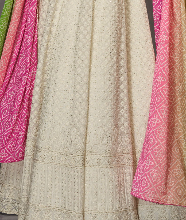semi stitch / white
