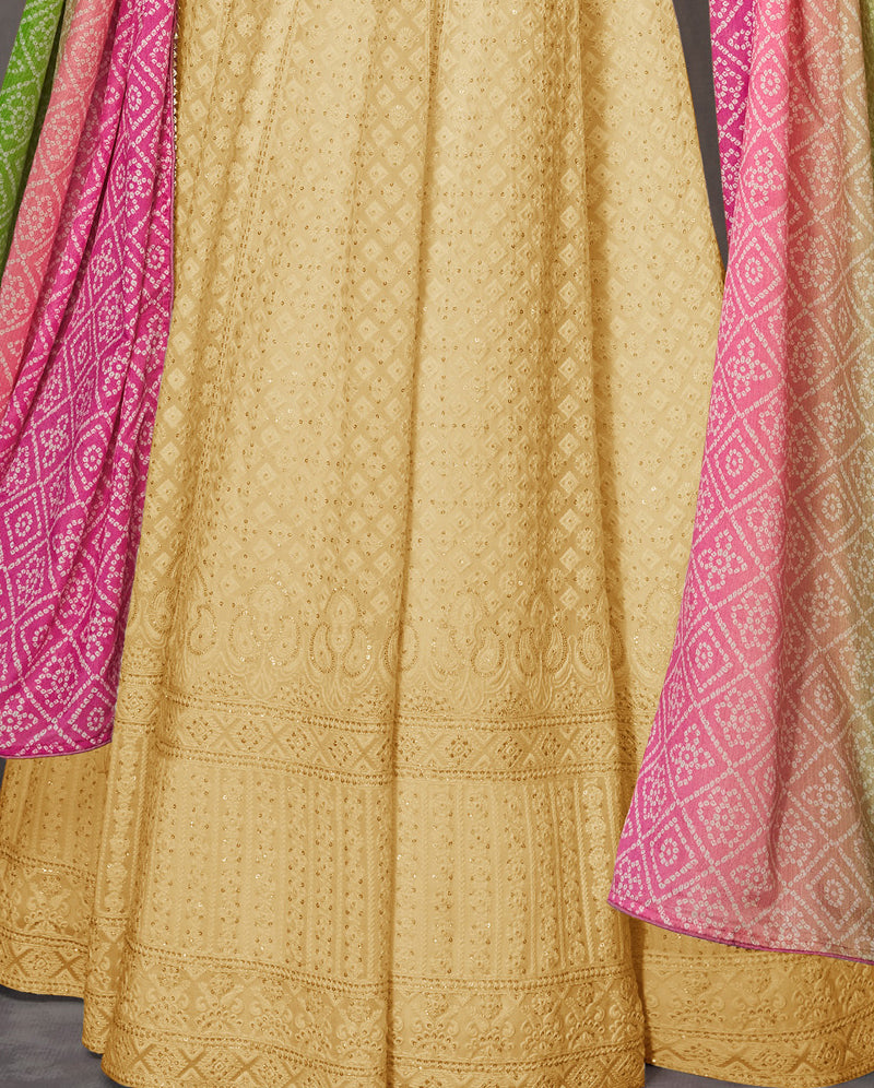 semi stitch / light yellow