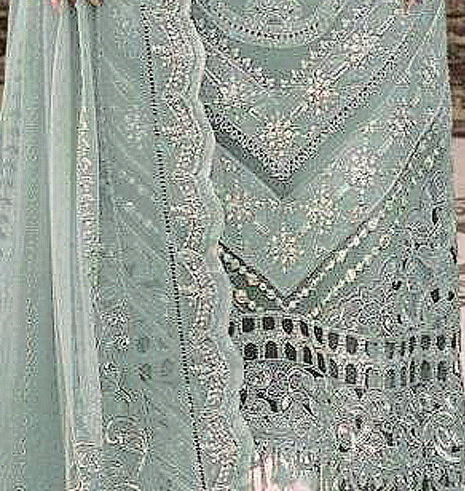 semi stitch / green