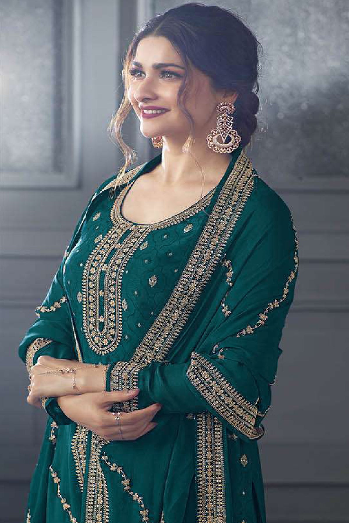 semi stitch / bottel green