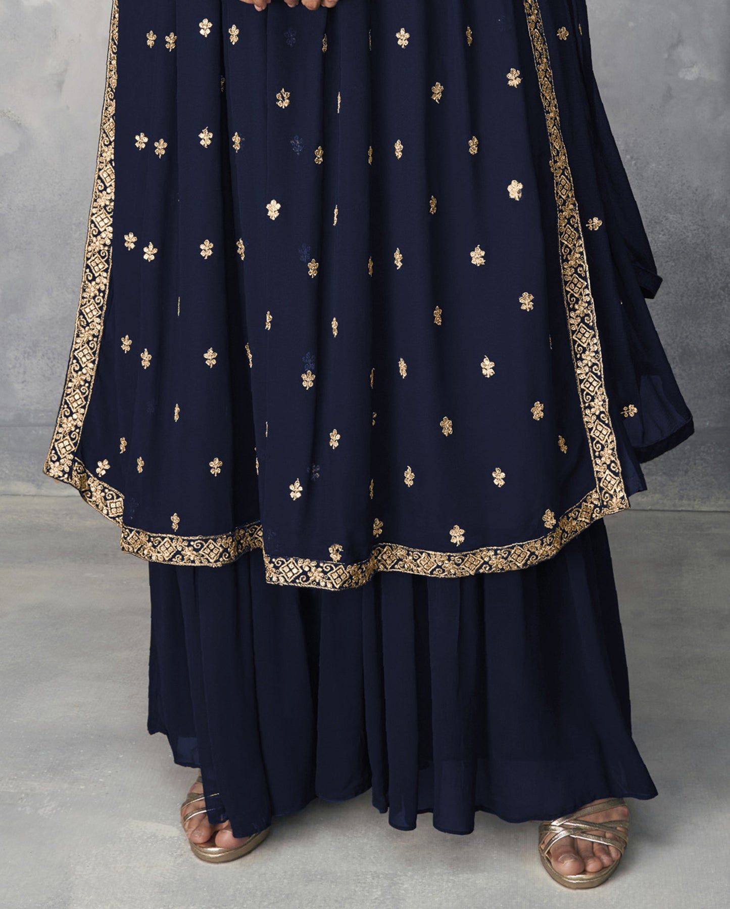 semi stitch / navy blue