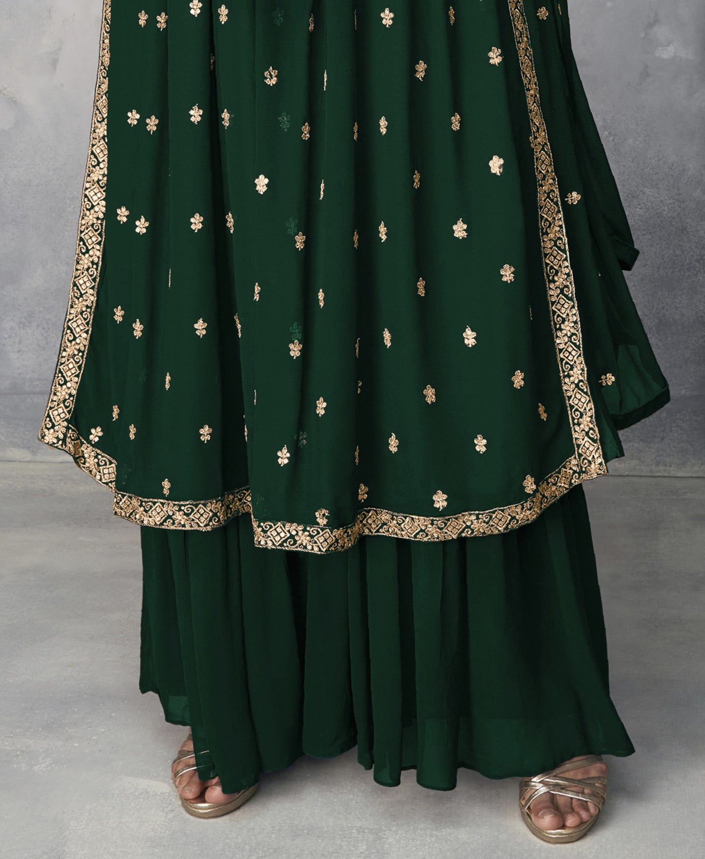 semi stitch / dark green