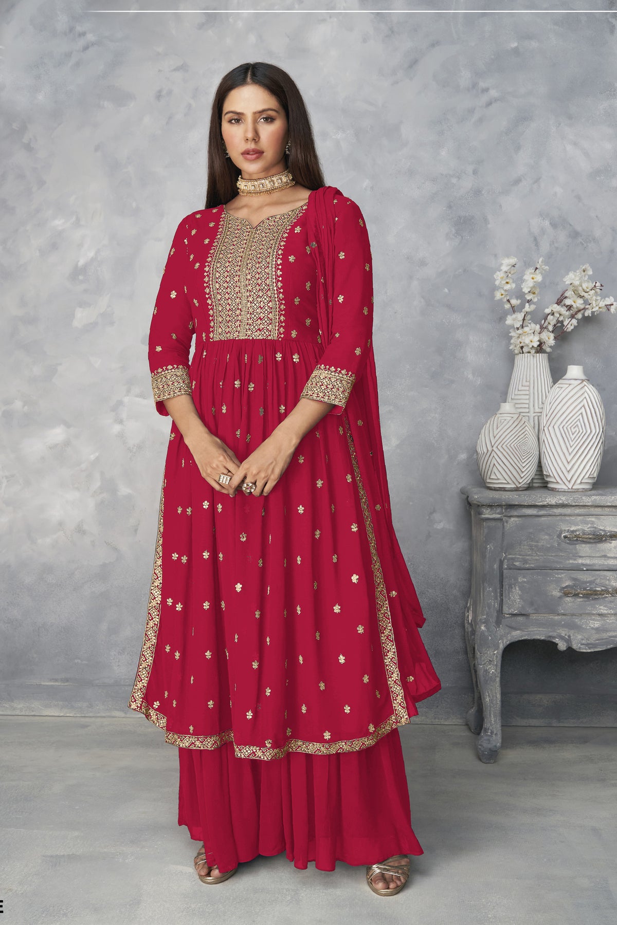 semi stitch / rani pink