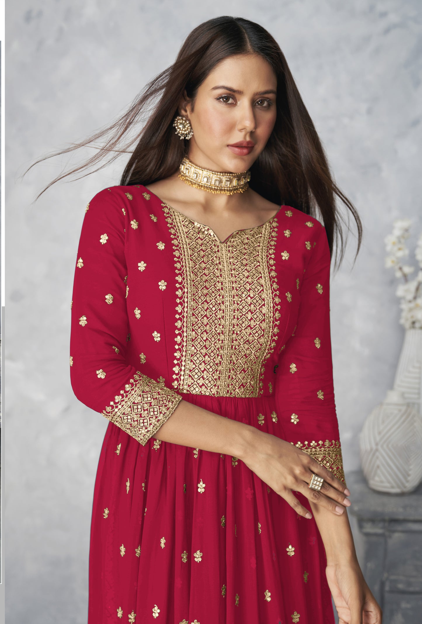 semi stitch / rani pink