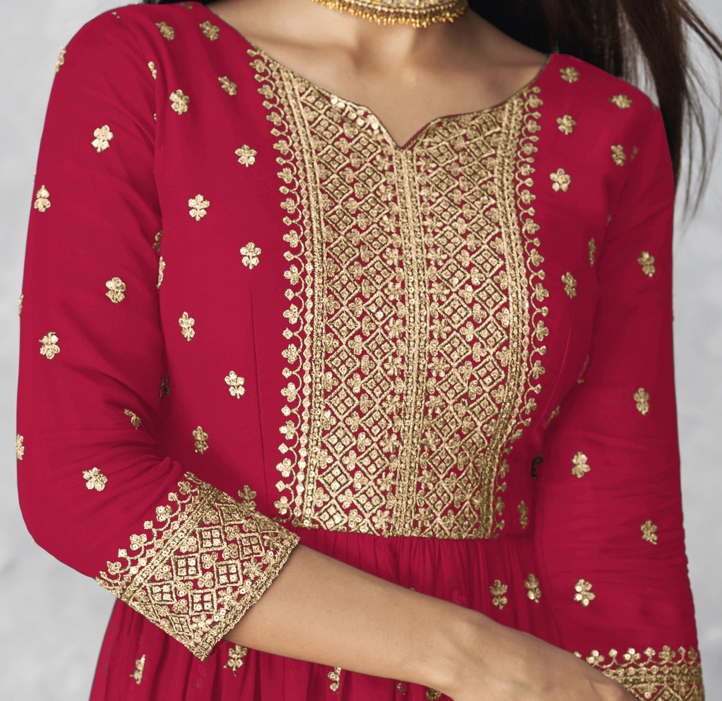 semi stitch / rani pink