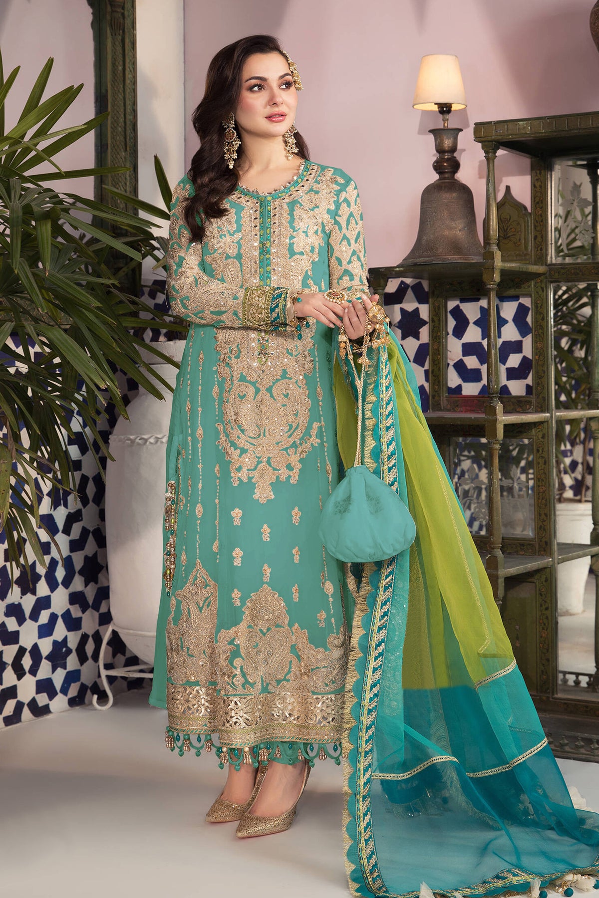 semi stitch / bottel green