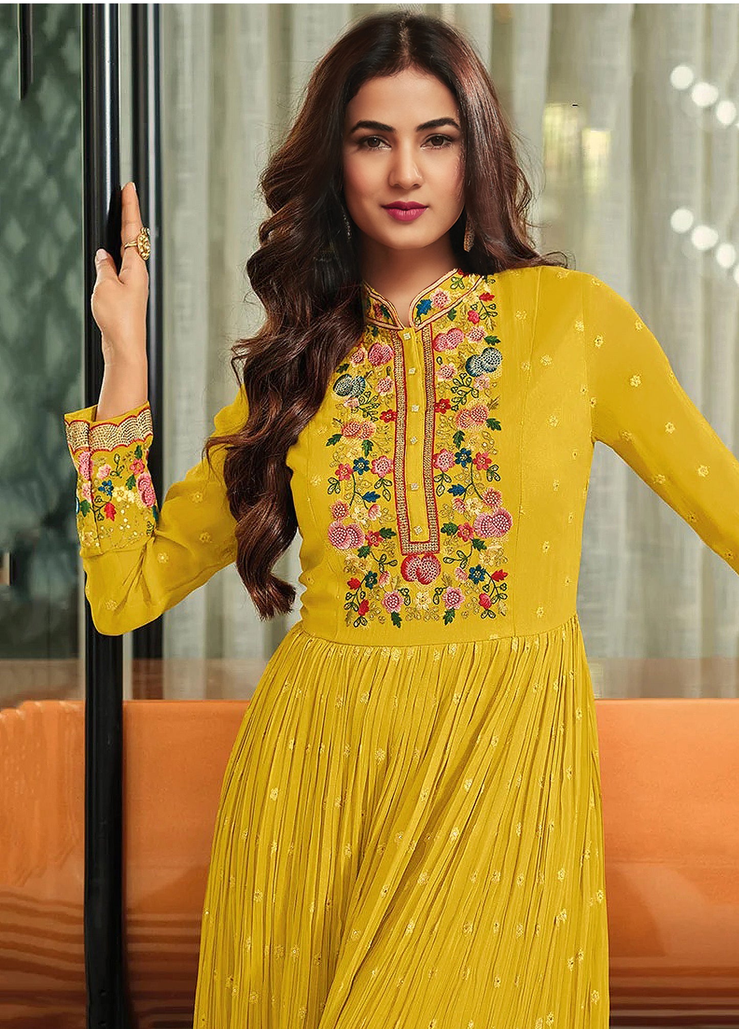 semi stitch / yellow