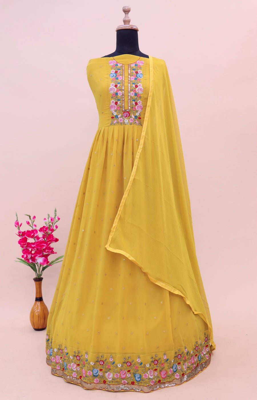 semi stitch / yellow