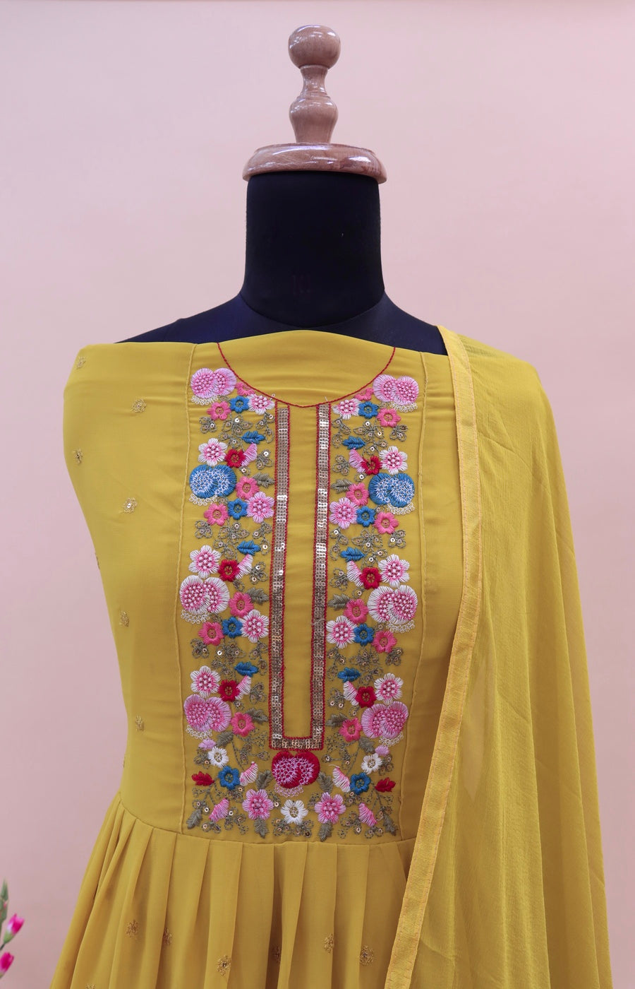 semi stitch / yellow