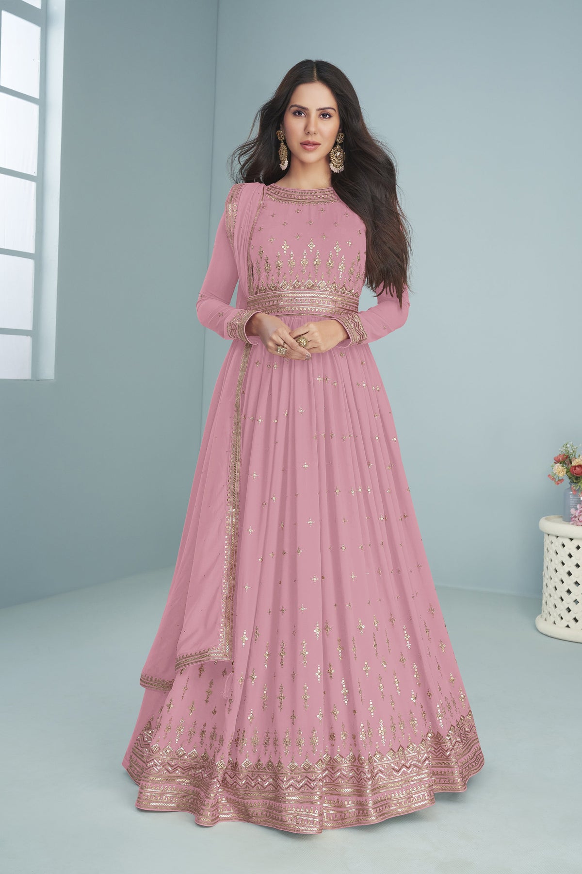 semi stitch / pink