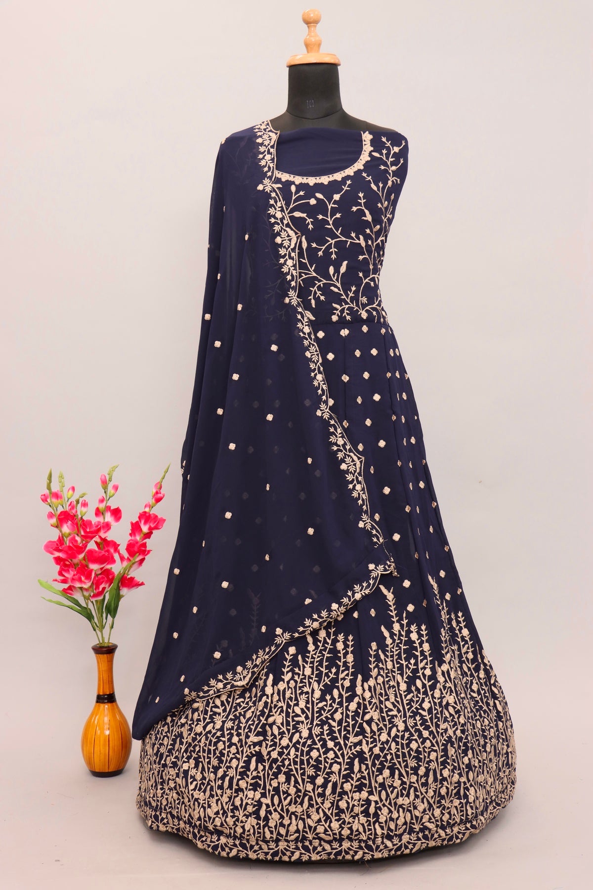 semi stitch / navy blue