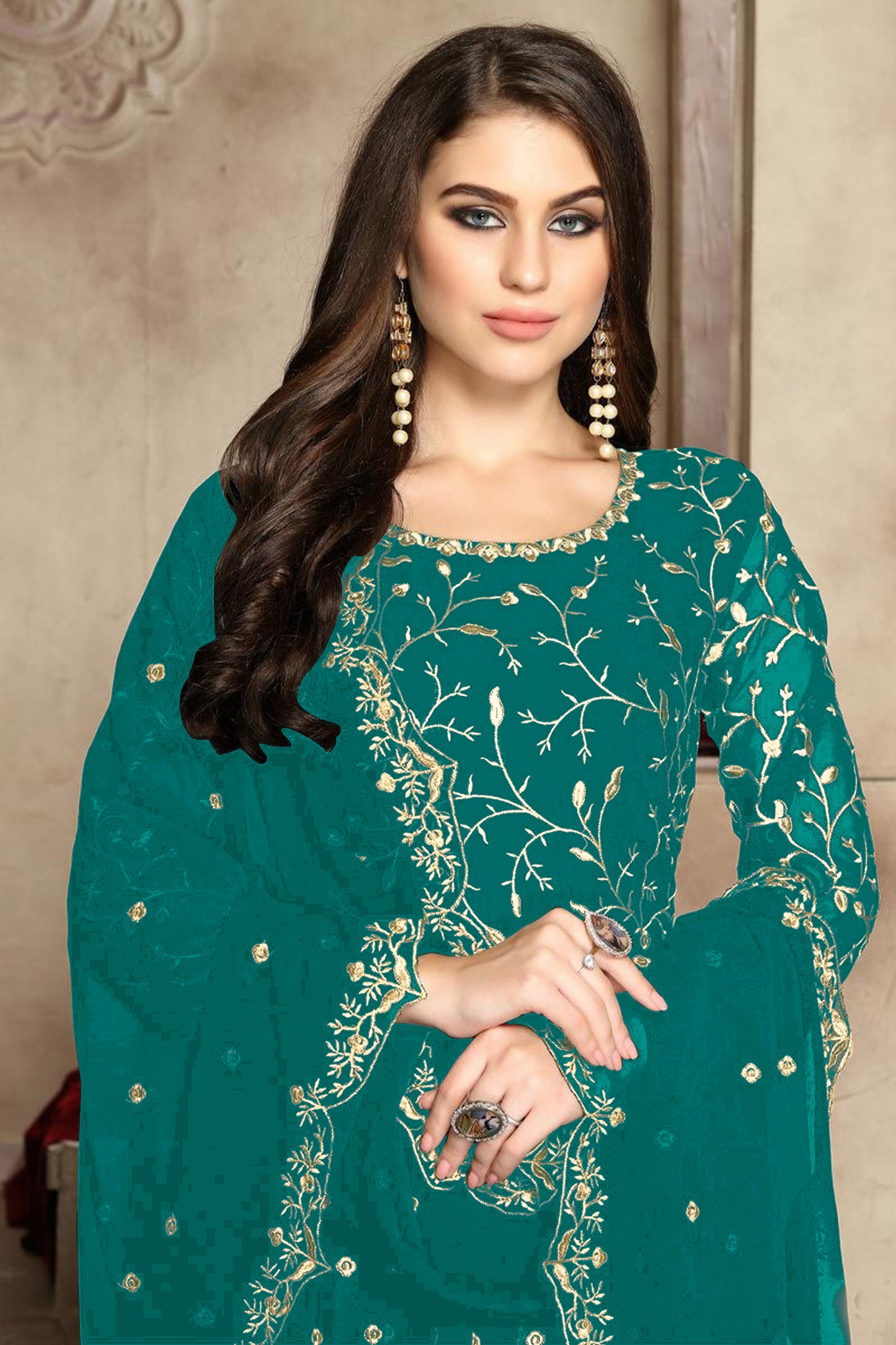 semi stitch / bottel green