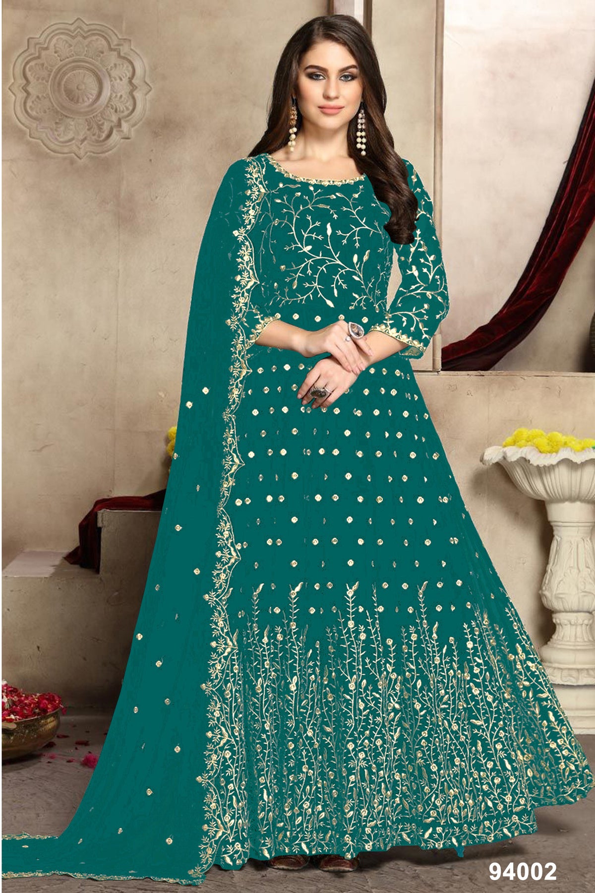 semi stitch / bottel green