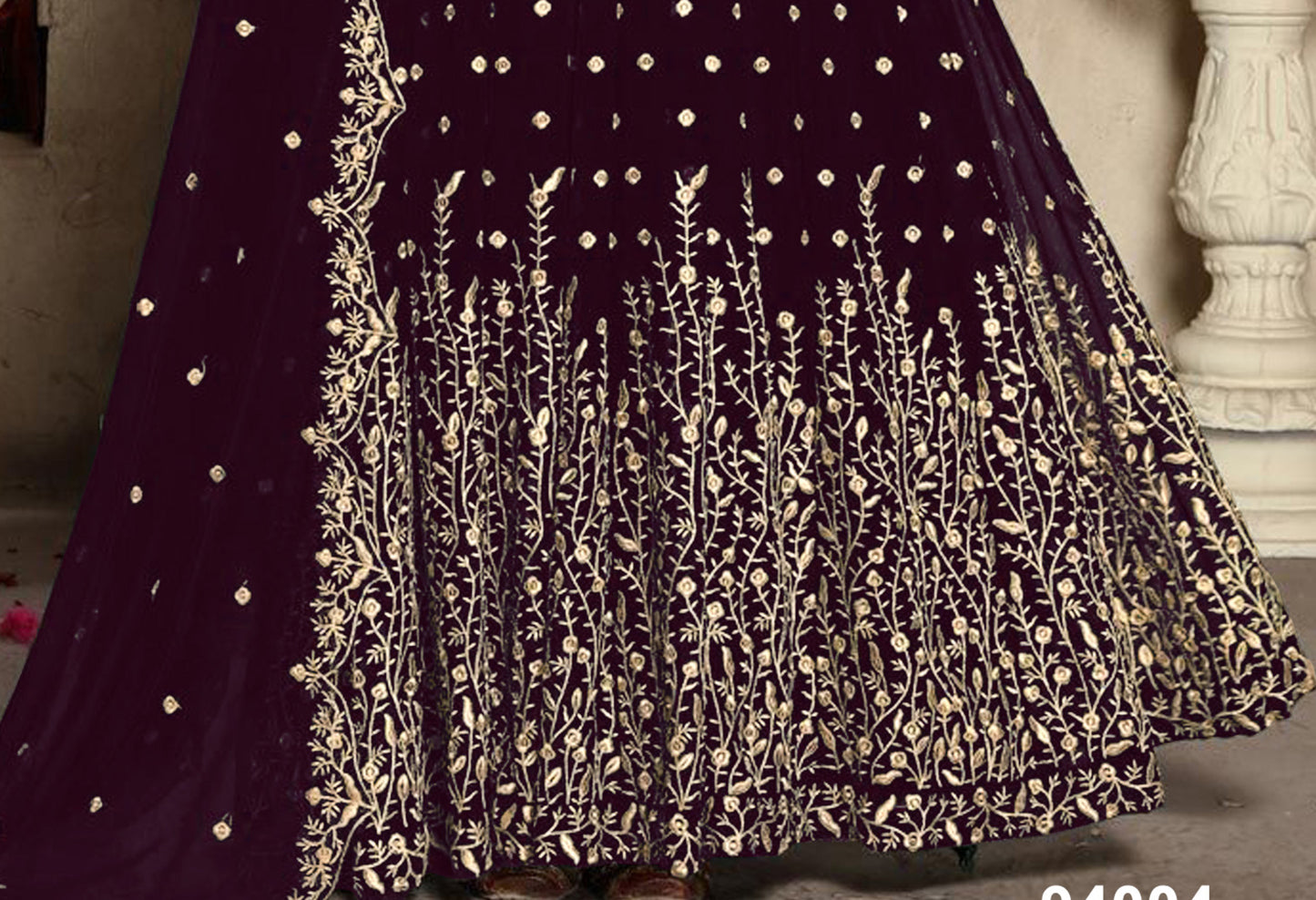 semi stitch / wine