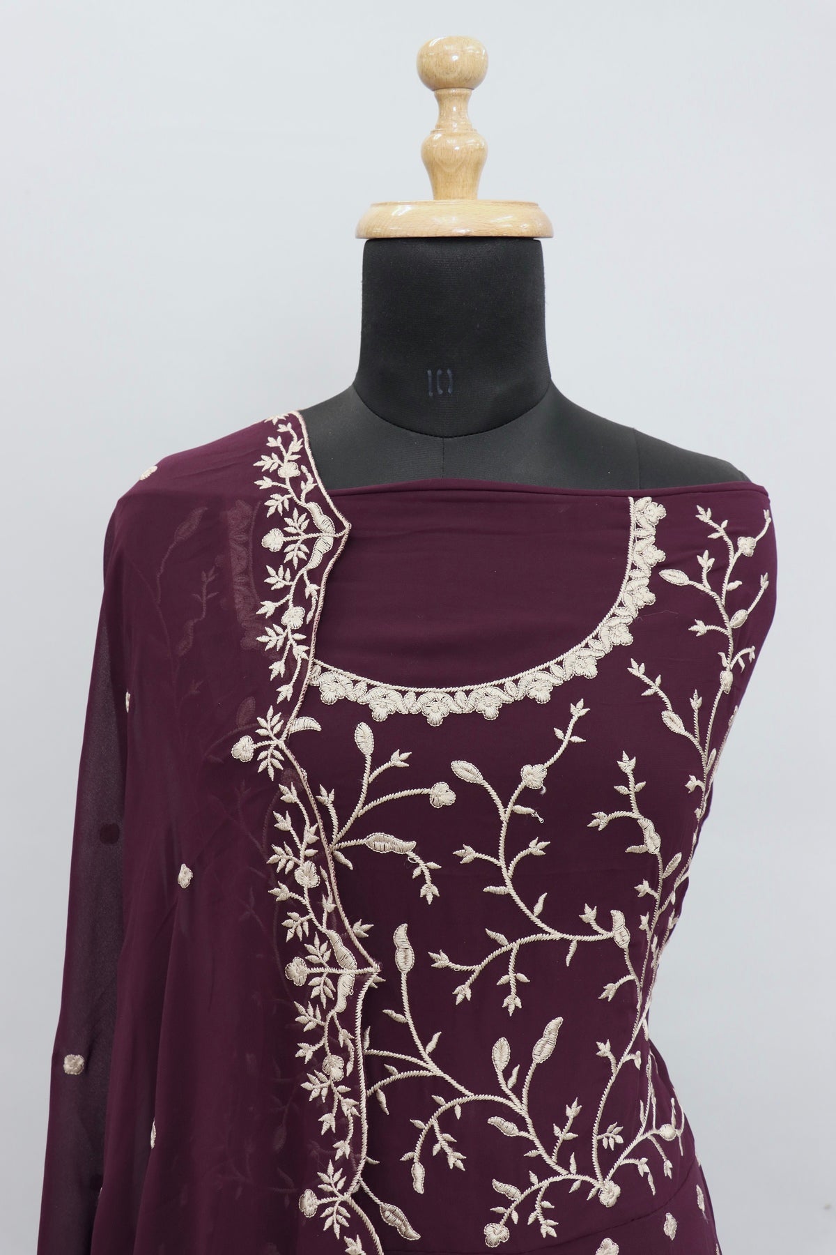 semi stitch / wine