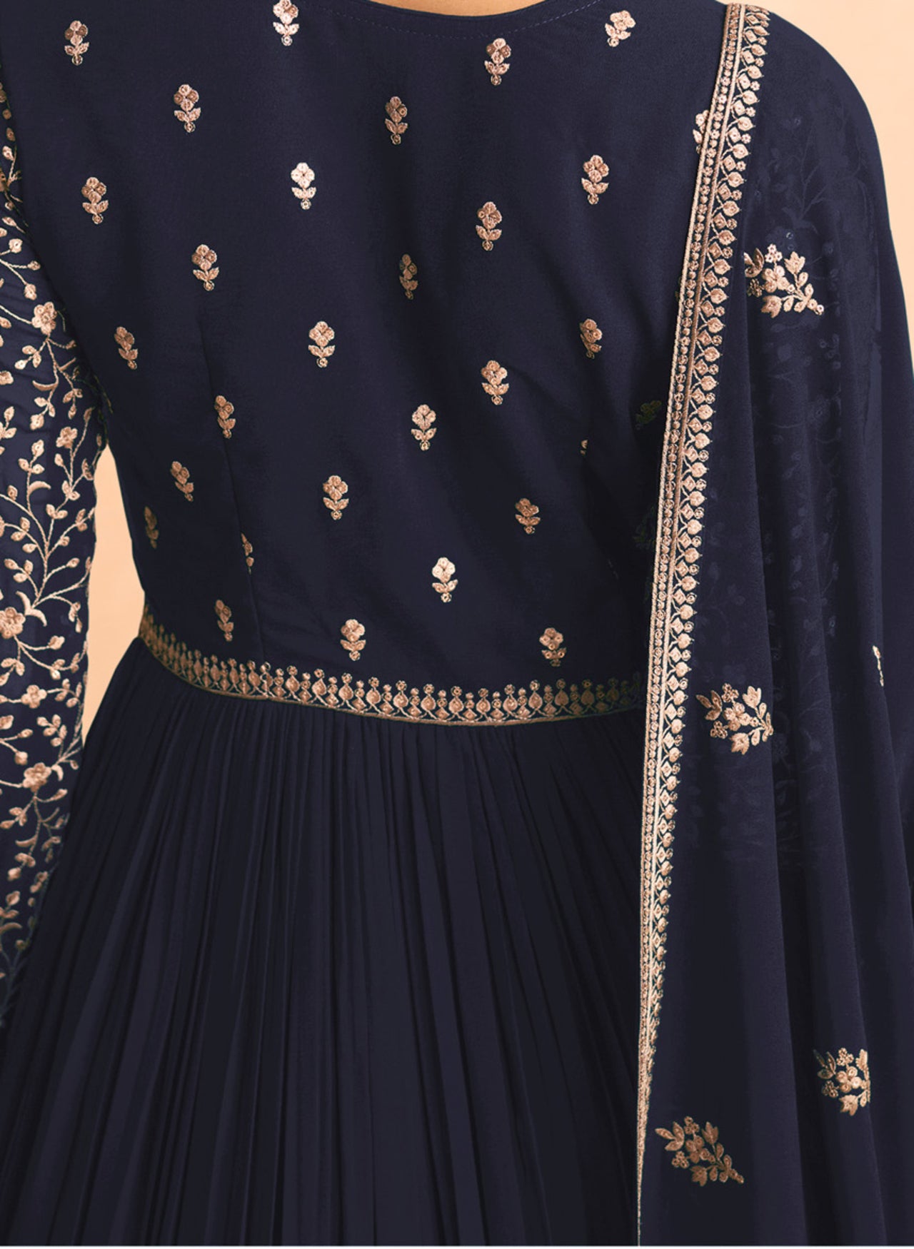 semi stitch / navy blue